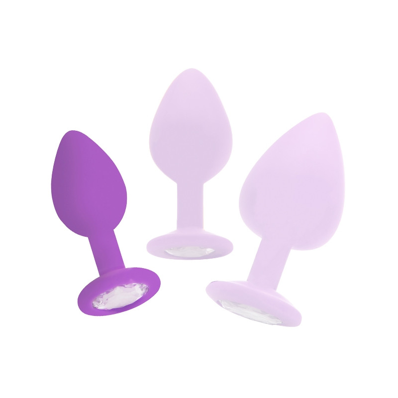 Ouch! Plug Diamond Regular – 6.5 x 2.8 cm Violet
